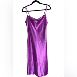 bebe slip dress  small